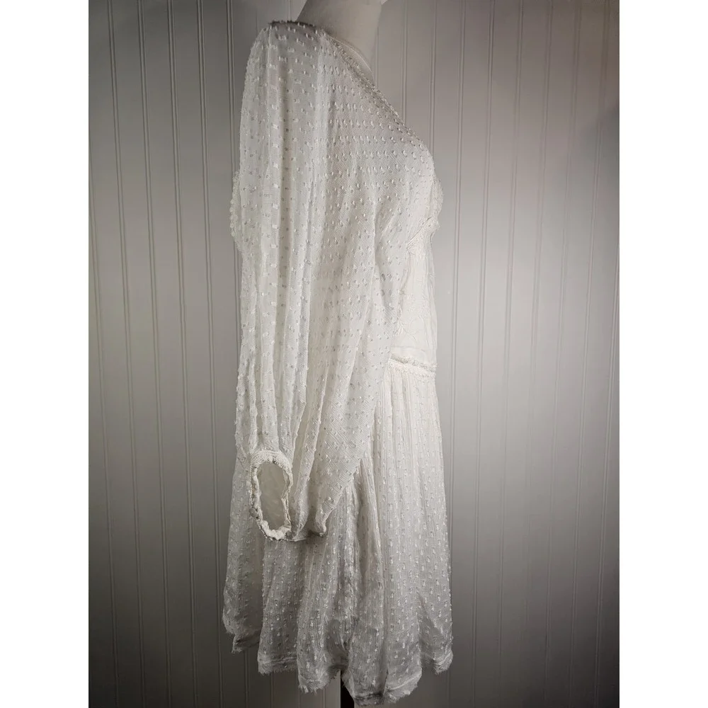 Free People Bohemian Ethereal Cottage Sweet Dreams Mini Dress Women's S NWT